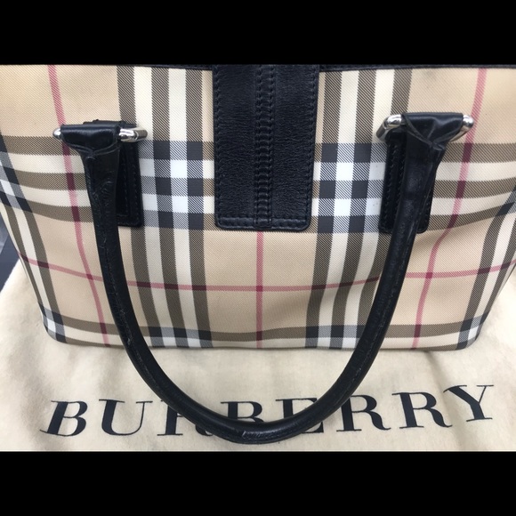 Authentic Burberry Satchel Purse - Picture 5 of 11